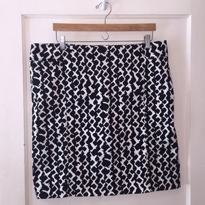 New York & Co. Black & White Stretch Pencil Skirt